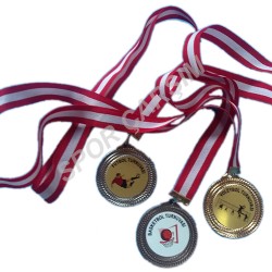 Altın Madalya 10 Adet Basketbol  Baskılı Figürü Krom Üzerine Baskılı