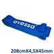 Avessa Lateks Güç Bandı 45 mm  Mavi Sert  208cmx4.5cmx45mm