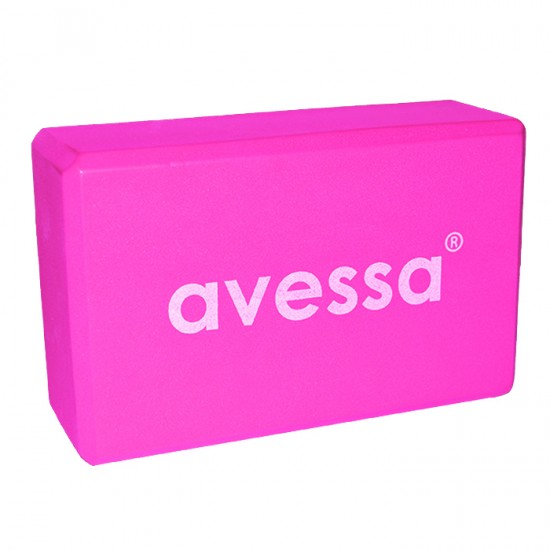 Avessa Yoga Blok Eva Malzeme 3 x 6 x 9 inç,Mor Renk