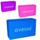 Avessa Yoga Blok Eva Malzeme 3 x 6 x 9 inç,Mor Renk