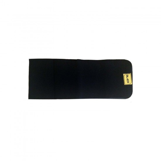 Black Black 25X120 Cm Termal Sauna Kemer Neopren Bel Korsesi