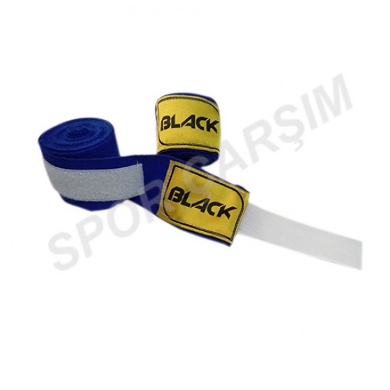 Black Boks ve Kickboks bandajı 3.70 metre Mavi