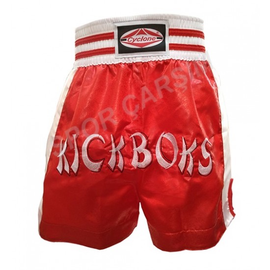 Cyclone Kickboks Müsabaka Şortu, Lazer Nakışlı Mavi S,M,L,XL Beden
