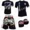 Cyclone Kickboks Şortu,Evox Kickboks Tişört,Bandaj Kickboks Seti
