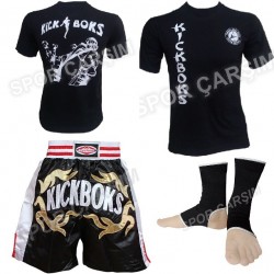 Cyclone Kickboks Şortu,Evox Kickboks Tişörtü,Ayak Çorabı Seti