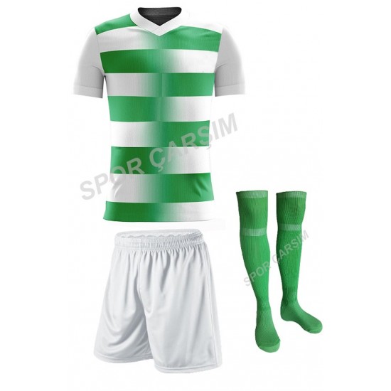 Dijital Futbol Forma,Şort,Lüks Çorap Sarı-Beyaz Buster3