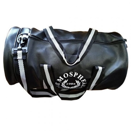 Evox Athmosphere Silindir Spor Çanta askılı 45x26 cm Siyah