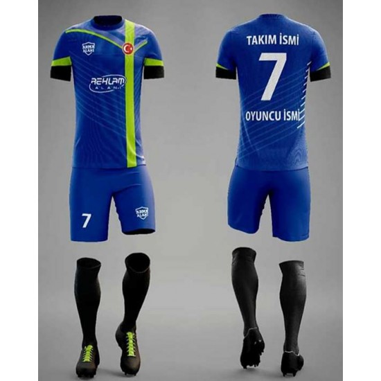 Evox Balotelli Dijital Futbol Forma,Şort,Çorap Takımı