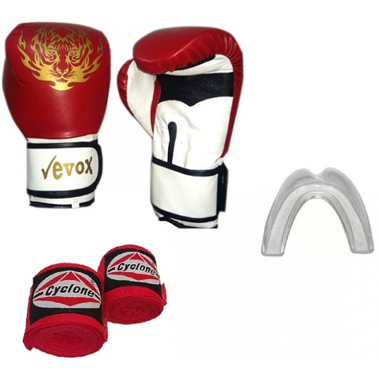 Evox Boks Eldiveni,Bandaj,Dişlik Set Siyah