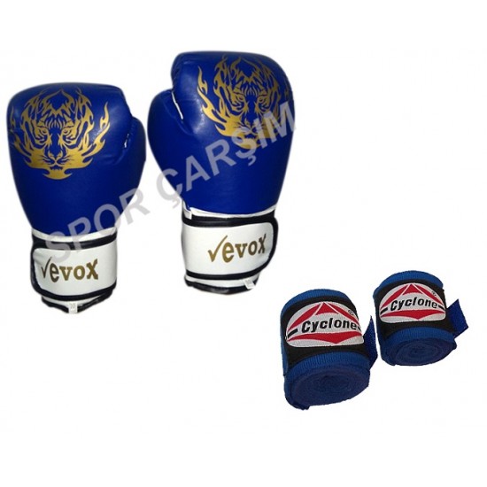 Evox Boks Eldiveni,Kickboks Eldiveni,Bandaj Seti Kırmızı
