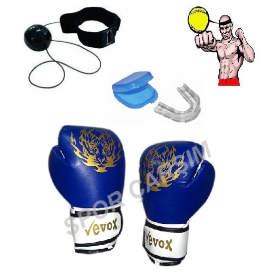 Evox Boks Kickboks Eldiveni,Boks Refleks Topu,Evox Dişlik Seti