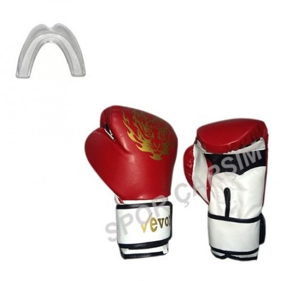 Evox Boks,Kickboks,Muay Thai Eldiveni 10-12 -Evox Dişlik Hediyeli
