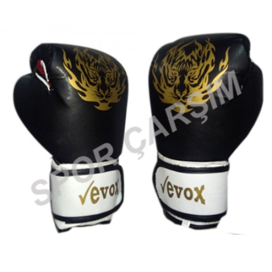 Evox Çocuk Boks,Kickboks,Muay Thai Eldiveni Mavi,4-6-8 oz