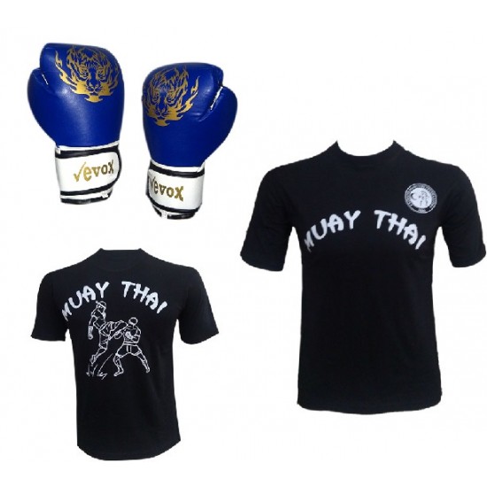 Evox Boks,Kickboks,Muay Thai Eldiveni,Muay Thai Tişört,S,M,L,XL