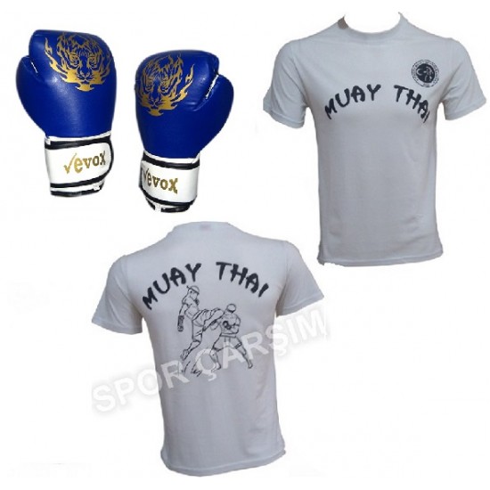 Evox Boks,Kickboks,Muay Thai Eldiveni,Muay Thai Tişört,S,M,L,XL