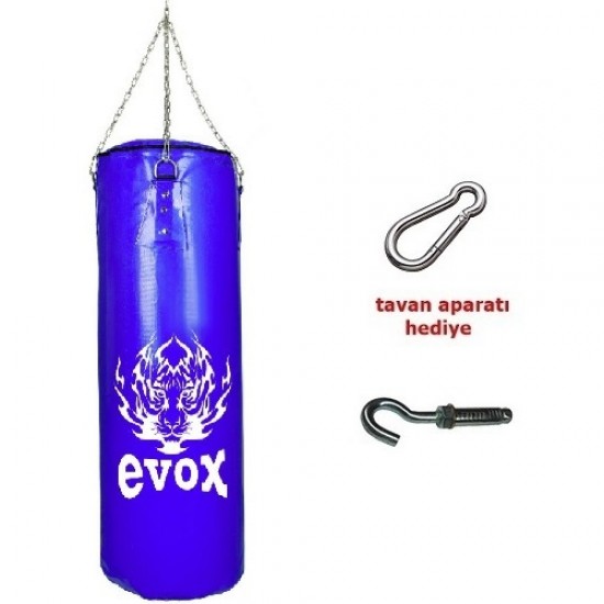 Evox Boks Torbası,Kum Torbası 70cm x 25cm Siyah