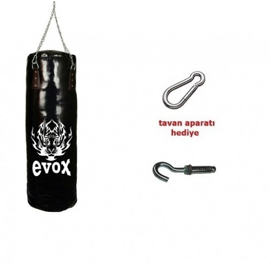 Evox Boks Torbası,Kum Torbası 80cm x 35cm Siyah,Mavi,Kırmızı Renk