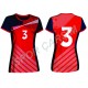 Evox Dijital Bayan Voleybol Forma, Şort Takımı KBV-001