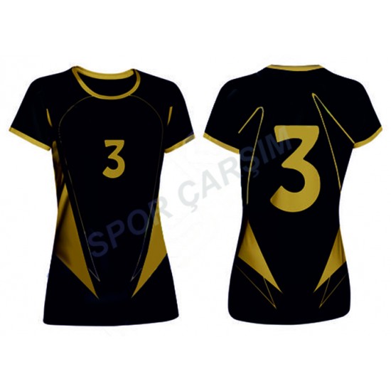 Evox Dijital Bayan Voleybol Forma, Şort Takımı KBV-0010