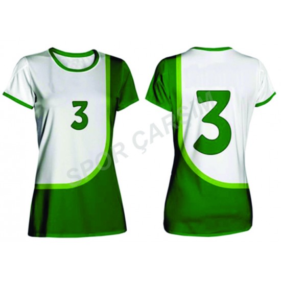 Evox Dijital Bayan Voleybol Forma, Şort Takımı KBV-0012