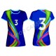 Evox Dijital Bayan Voleybol Forma, Şort Takımı KBV-005