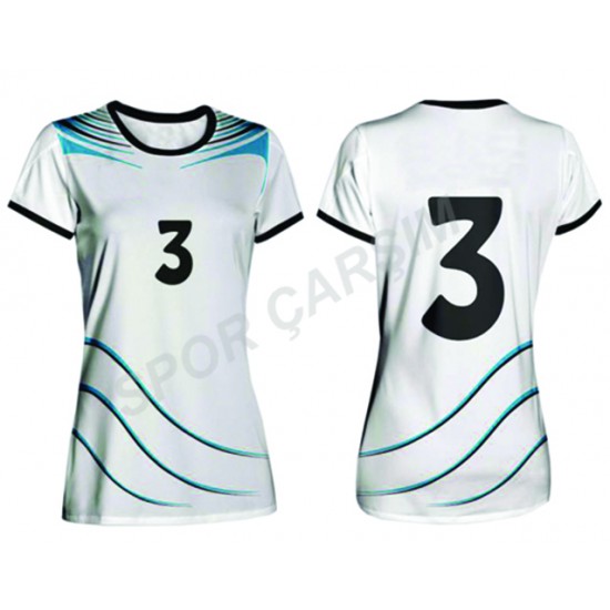 Evox Dijital Bayan Voleybol Forma, Şort Takımı KBV-006