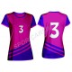 Evox Dijital Bayan Voleybol Forma, Şort Takımı KBV-008