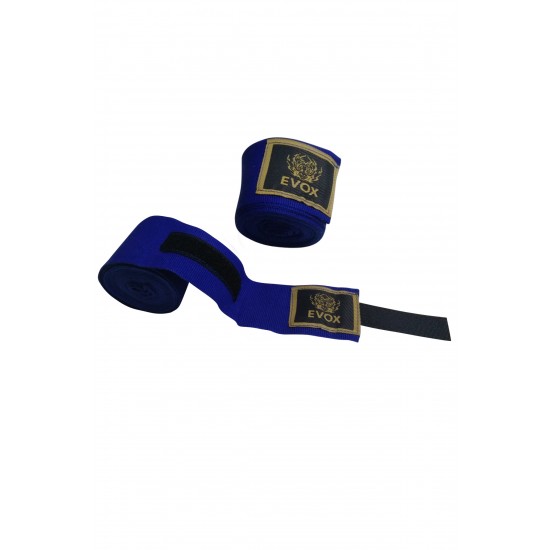 Evox Elastik Boks Kick Boks Muay Thai Bandajı Dokuma Elastik Bandaj 3,5 Metre Siyah