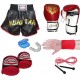 Evox Muay Thai Eldiveni,MuayThai Şortu,Bandaj,Dişlik,İp,Havlu Bileklik Set
