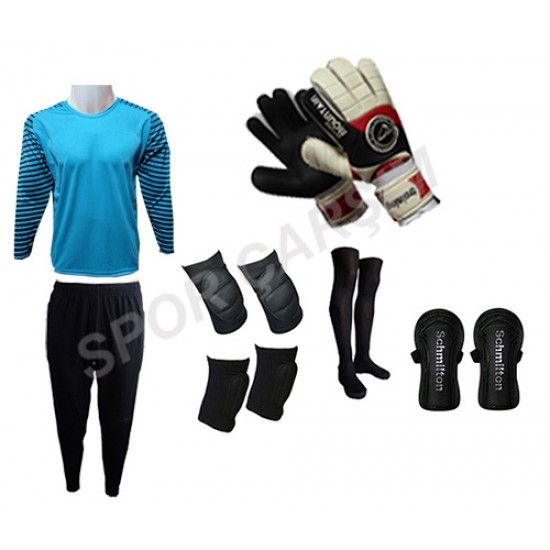 Evox Profesyonel Kaleci Forma,Pantolon,Dizlik,Dirseklik,Lüks Çorap,Tekmelik,Kaleci Eldiveni