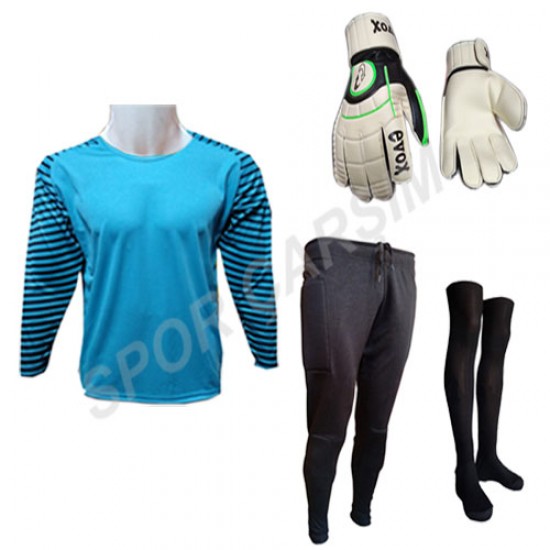Evox Profesyonel Kaleci Forma,Pantolon,Lüx Çorap,Kaleci Eldiveni Set-Sarı Çocuk-Yetişkin Boy