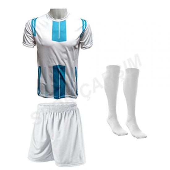 Futbol Forması,Şort,Lüks Çorap-Ecotex Nem alır Kumaş,S-M-L-XL