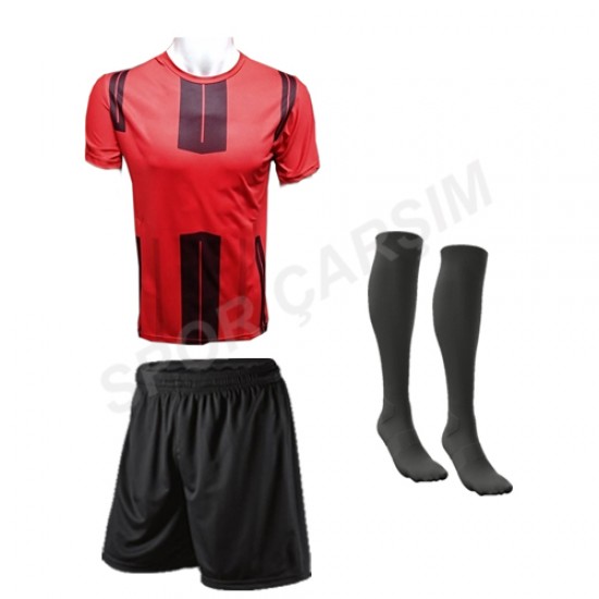Futbol Forması,Şort,Lüks Çorap-Ecotex Nem alır Kumaş,S-M-L-XL