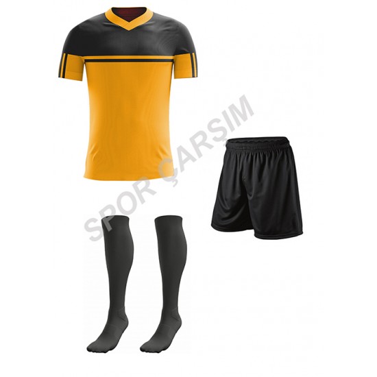 Futbol Retro4 Forma,Şort,Lüks Çorap  Yeşil-Siyah