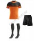 Futbol Retro12 Forma,Şort,Lüks Çorap Turuncu-Siyah