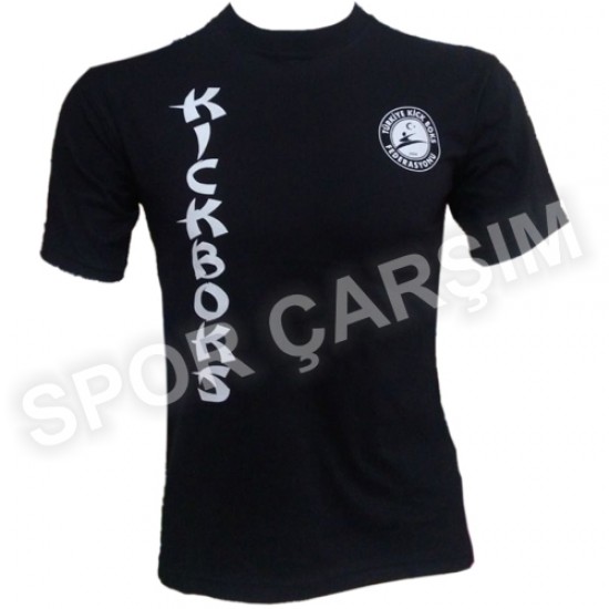 Kickboks Tişörtü,Likralı Penye Kumaş Beyaz S,M,L,XL