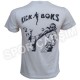 Kickboks Tişörtü,Likralı Penye Kumaş Beyaz S,M,L,XL