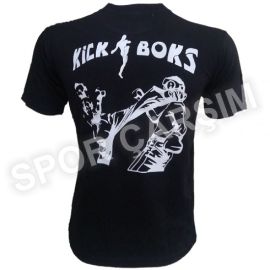 Kickboks Tişörtü,Likralı Penye Kumaş Beyaz S,M,L,XL
