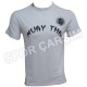Muay Thai Tişörtü,Likralı Penye Kumaş Siyah S,M,L,XL