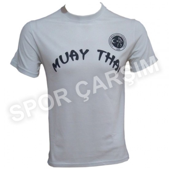Muay Thai Tişörtü,Likralı Penye Kumaş Siyah S,M,L,XL