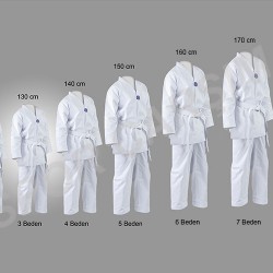 Taekwondo,Tekvando Elbisesi 1.Sınıf gabardin Kumaş 110 cm-180 cm